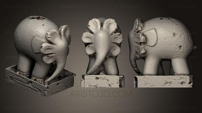 Animal figurines (STKJ_0602) 3D model for CNC machine